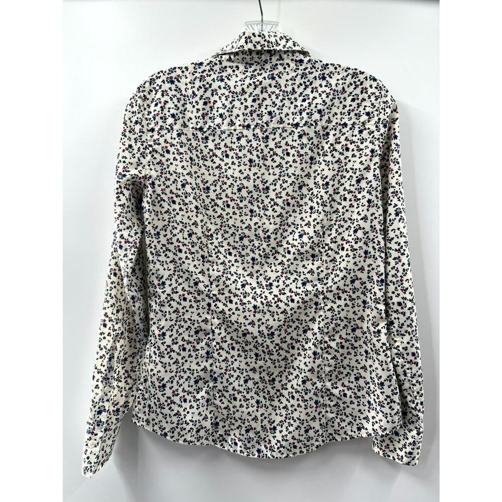 Brooks Brothers Womens Multicolor Floral Cotton Long Sleeve Button Down Shirts 2 - Picture 7 of 9